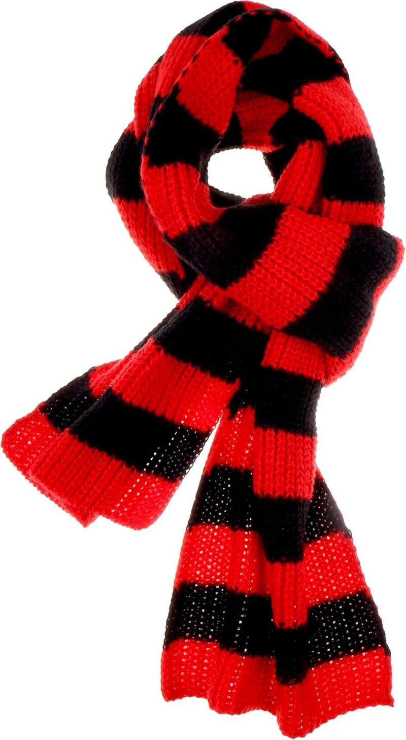VIVIAN & VINCENT Store Fall Winter Ultra Soft Knit Striped Scarf for Women Men Boys Girls - Image 2